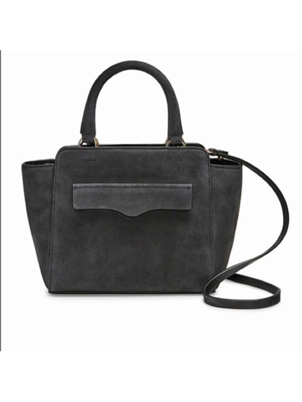 Rebecca Minkoff micro avery Black Top-Handle and long strap bag